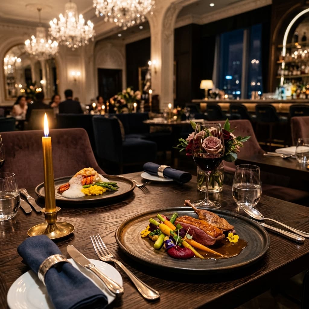Fine dining at Royal Embassy Hotels